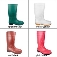 Bottes de sécurité imperméables pour hommes, usage industriel, pêche, chantier, plateforme, norme CE, type Wellington