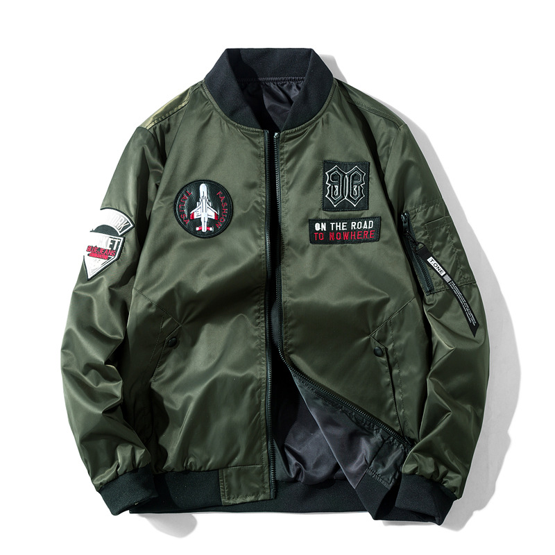 YC-J01--89 Men's Bomber Jackets - Plus Size & Customizable