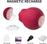 2026 Neues Design Nippel G-Punkt Rose Toy 2.0 Dicker Zungen-Vibrator Klitoraler Rosen-Vibrator Leckendes Erwachsenenspielzeug für Frauen