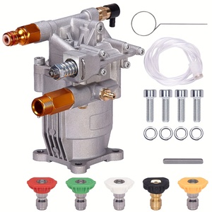 <span class=keywords><strong>Pompe</strong></span> à haute pression 150-200 bars, tête de <span class=keywords><strong>pompe</strong></span> axiale en aluminium, remplacement pour machine de nettoyage électrique 5,5 CV/6,5 CV - Product Image 2