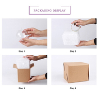 Taovk & B — bol rond transparent en fibre de verre, vente en gros, chinois, bon marché, boule d'aquarium, bourgeon de terrarium
