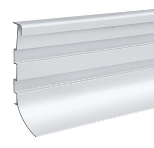 Pannello di Supporto in Lega di Alluminio Moderno per Uso Ospedaliero, Montaggio a Parete, Resistente all'Acqua, Ecologico, per Protezione di Battiscopa e Zoccolini - Product Image 5