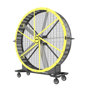 巨莱4轮式移动式工业风机是车间用2 <span class=keywords><strong>m</strong></span>移动式HVLS风机 - Product Image 5