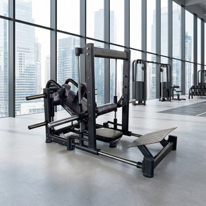 <span class=keywords><strong>Machine</strong></span> à poussées de hanche conçue pour l'entraînement des hanches et des fessiers avec poids ; adaptée au culturisme et aux entraînements de fitness général. - Product Image 4