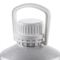 Bouteille en aluminium de qualité médicale 1070 de 6,2 L, opaque, hermétique, pour le stockage d'huiles essentielles, de parfums et de produits chimiques