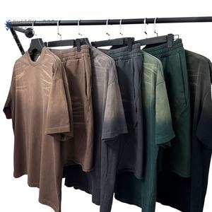 Camiseta Hip Hop de 260 g/m², Corte Holgado, Personalizable con Logotipo, Multicolor, Estilo Vintage, Lavado Ácido, Impresión DTG - Product Image 2