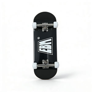 Kit complet de fingerboard noir 34 mm, fourni par l'usine, <span class=keywords><strong>avec</strong></span> grip tape professionnel <span class=keywords><strong>pour</strong></span> <span class=keywords><strong>mini</strong></span> skateboard, cadeau <span class=keywords><strong>pour</strong></span> enfant, compétition. - Product Image 2