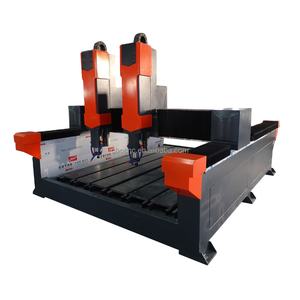 Dubbele Koppen Fabriek Verkoop 3 As Cnc Router 1325 3d Steenhouwen Marmeren Graniet Snijmachine Prijs Graveermachine - Product Image 1