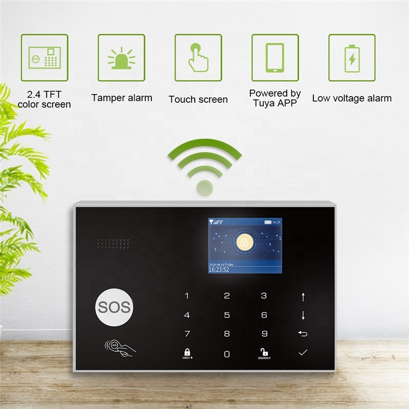 Tuya App Control Alarmas GSM 4G Wireless & Wired WiFi Smart Home Security Alarm Systems with CID Protocol · image 2