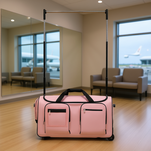 กระเป๋าเดินทางแบบมีล้อขนาด 29 นิ้ว รุ่น Matte พร้อมราวแขวนเสื้อผ้าและพอร์ต USB ปรับความสูงได้ เหมาะสำหรับการเดินทาง - Product Image 2