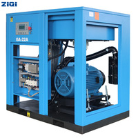 Compresseur de fabrication 500 litres sans réservoir 90 CFM 12 bars Compresseur d'air à vis 0,8 MPa avec débit d'air stable