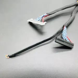 Câble convertisseur led pour écran lcd Connecteur JAE Câble LVDS à fil serti