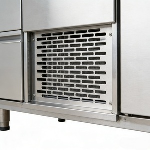 Frigorifero Commerciale Grande Capacità per Preparazione Pizza, Stazione di Lavoro in Acciaio Inox, Frigorifero per Sandwich e Insalate con <span class=keywords><strong>Cassetti</strong></span> - Product Image 5