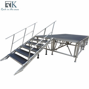 Scène événementielle démontable, scène de concert portable, scène modulaire, plateforme de scène en aluminium, podium pour mariage - Product Image 4