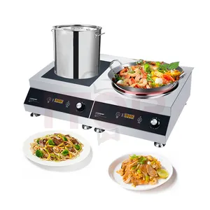 Commercial Induction Cooker Factory Electric Induction Stove 5000w Top Single Concave Wok Stove