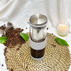 Carafe à café moderne et élégante en verre borosilicate transparent de grande capacité avec <span class=keywords><strong>filtre</strong></span> à extraction pour latte - Product Image 2