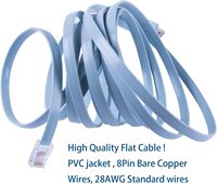 Cable serie de consola FTDI USB a RJ45/para enrutador de interruptor Windows 7, 8 / Vista/MAC/Linux / RS232 6 pies (1,8 m)
