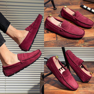 Scarpe da uomo con pedale a un piede in pelle comode e antiscivolo morbide Sole scarpe pigre Casual Ultra leggere e traspiranti - Product Image 3