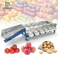 Fruit Ui Tomaat Citrus Kwaliteit Jujube Industrieel Groente Sorteermachine en Droogmachine