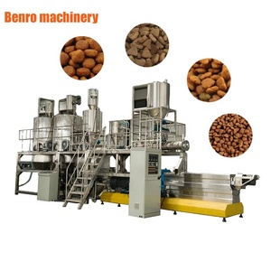 Dây chuyền sản xuất máy làm thức ăn cho thú cưng công nghiệp 500 kg/h, máy ép đùn hai trục vít sản xuất thức ăn viên cho chó, cá - Product Image 1