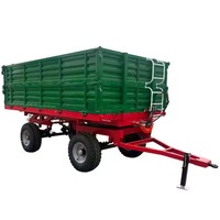 Mini hydraulische kiepwagen compacte landbouw kiepwagen kleine draaicirkel voor boomgaard kas fruit groente transport