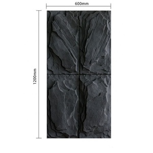 Venta al por mayor precio más bajo piedra artificial PU piedra roca arte decoración del hogar - Product Image 4