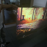 Film de projection Affichage holographique 3D Film miroir Pepper Ghost Film adhésif optiquement transparent Chips