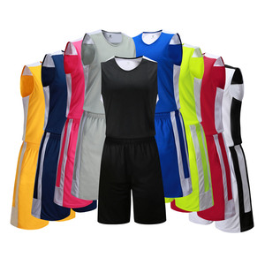 Unisex yetişkin ve çocuk basketbol giyim yeni stok tasarım hızlı kurutma ve nefes baskılı süblimasyon basketbol kıyafeti - Product Image 1