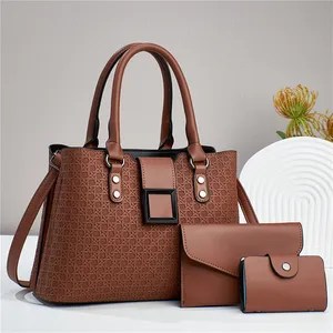 custom leather eco friendly new 2024 women tan stylish purses and handbags manufacturer
