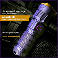 Lampe torche LED étanche multifonctionnelle télescopique zoomable mini longue portée en alliage d'aluminium – Offre spéciale