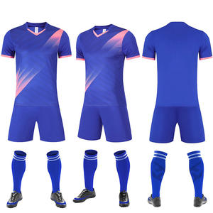 Nuovo Completo da Calcio per Uomo Adulto, 100% Poliestere, Colletto Alto, Abbigliamento Sportivo per Allenamento di Squadra - Product Image 2