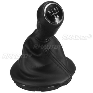 Car 5 Speed Manual Gear Stick Shift Knob & Gaitor <b>Boot</b> <b>Cover</b> for VW for Volkswagen Transporter T5 T5.1 T6 Gp 2003-2019 - Product Image 2