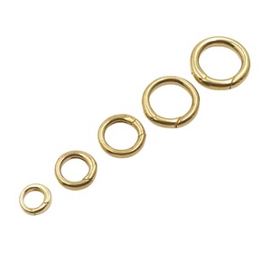 Yyx Brass Vòng Mùa Xuân Khóa Tinh Khiết Đồng Vòng Vòng Di Chuyển Mở Phần Cứng Của Phụ Nữ Túi Phụ Kiện <span class=keywords><strong>Keychain</strong></span> - Product Image 4
