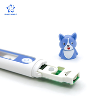 Termómetro Digital de Plástico en Oferta, con Punta Rígida, Indicador de Temperatura para Fiebre, Lectura Rápida, Funciona con Batería, Oral, Rectal, Axilar