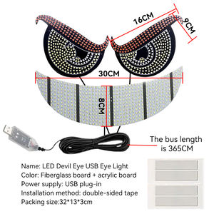 Nouveau phare LED étanche Devil Eye 12V/6V 18W USB Plug & Play, lumière décorative pour voitures et camions - Product Image 2