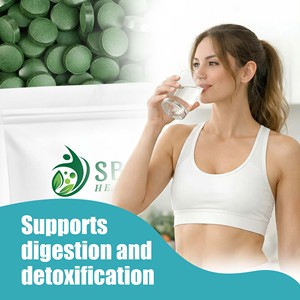 OEM ODM Pure Spirulina Chlorella Tablets Dietary <b>Supplement</b> Promote Digestion Function and Boost Immune System for Adult - Product Image 5