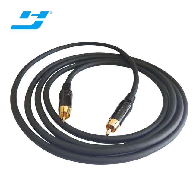 HiFi RCA Cable, High Quality Car Audio RCA Male-Male Coaxial Cable , RCA to RCA Audio Cable with PVC Jacket