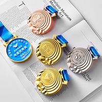 Médaille en cristal créative, étiquette métallique personnalisée, couronne de pouce, récompense de compétition sportive, cérémonie, souvenir commémoratif, vente chaude