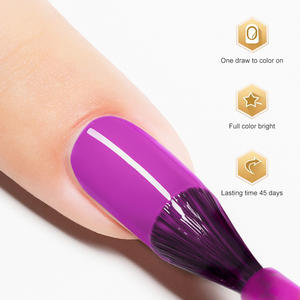 Suministros de uñas privadas Artificial OEM Etiqueta privada Color Soak Off Nali Gel Uv Set Esmalte de uñas 6 colores Nail Art Led Uv Gel - Product Image 4