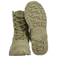 Bottes tactiques légères pour hommes, bottes tactiques imperméables, chaussures de randonnée durables à tige haute, bottes de désert à fermeture éclair