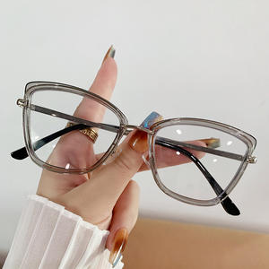 Occhiali da Vista Donna Stile Occhio di Gatto con Montatura Completa in Metallo, Fotocromatici Anti-Luce Blu, Design Europeo-Americano - Product Image 3