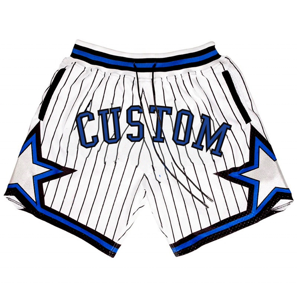 Оригинальные короткие баскетбольные шорты с вышивкой и логотипом на заказ с карманами на молнии