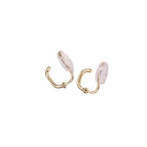 Aretes de Plata S925 con Perlas DIY, Cuentas Redondas de 8-13 mm, 22327, Joyería de Plata Simple, Clip para Oreja con Soporte para Perlas Vacío - Product Image 5