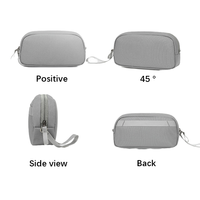 Sac de protection pour batterie externe en tissu Oxford, sac de voyage étanche personnalisé pour le transport de câbles et les voyages décontractés