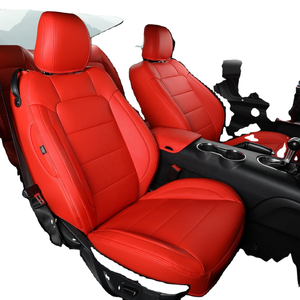 ชุดป้องกันเบาะรถยนต์ฟอร์ดมัสแตงแบบเปิดประทุน/คูเป้ รุ่นหรูหรา ปี 2015-2024 ครบชุด 9 ชิ้น ผ้าคลุมหนังกันน้ำ Tuheng สำหรับทุกฤดู - Product Image 1