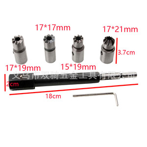 Diesel Injector Cleaning Reamer Tool Set 6 Pieces Steel Hand Tool For Auto Repair With Case - Product Image 2