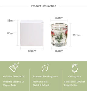 Set Regalo Premium di Candele Profumate con Fragranza Floreale Naturale Liquida, Elegante e Moderno, Unisex, per Compleanno, Regalo di Ritorno, Decorazione per la Casa - Product Image 6