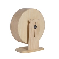 Roue de course silencieuse en bois pour petits animaux, hamster, souris, jouet pour animaux de compagnie