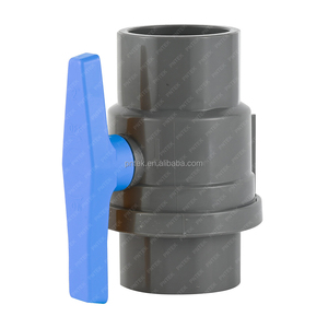 Válvula de Bola de PVC de Dos Piezas Pntek, Manual, de 1/2 a 2 Pulgadas, con Manija de 22 mm a 60 mm, para Agua, Agricultura, Riego, OEM - Product Image 2