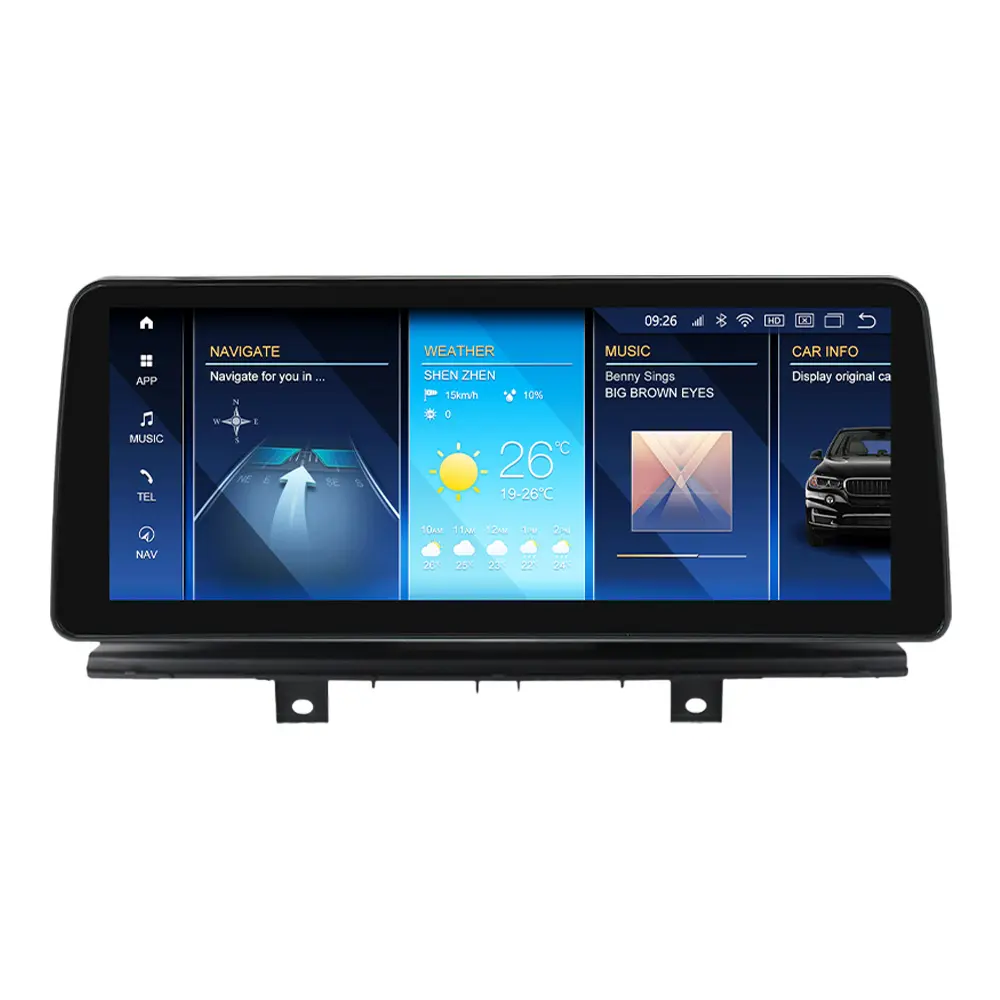 Pemutar Multimedia Mobil Android 12, Pemutar Multimedia Mobil untuk BMW X5 F15 X6 F16 2014-2019 HDMI DSP Kontrol Suara Video Mobil BT5.0 WIFI